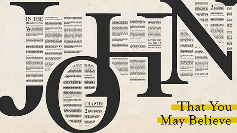 John 1:1-3 The Magnificence of Christ