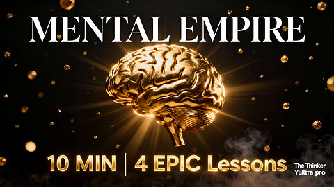 Build Your MENTAL EMPIRE in 10 MIN | 4 EPIC Lessons | The Thinker