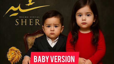 Sher drama cute baby version 🥰| ARY | Sara Khan | Danish taimoor | #ai #aicutebaby
