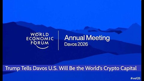 Trump Tells Davos U.S. Will Be the World’s Crypto Capital