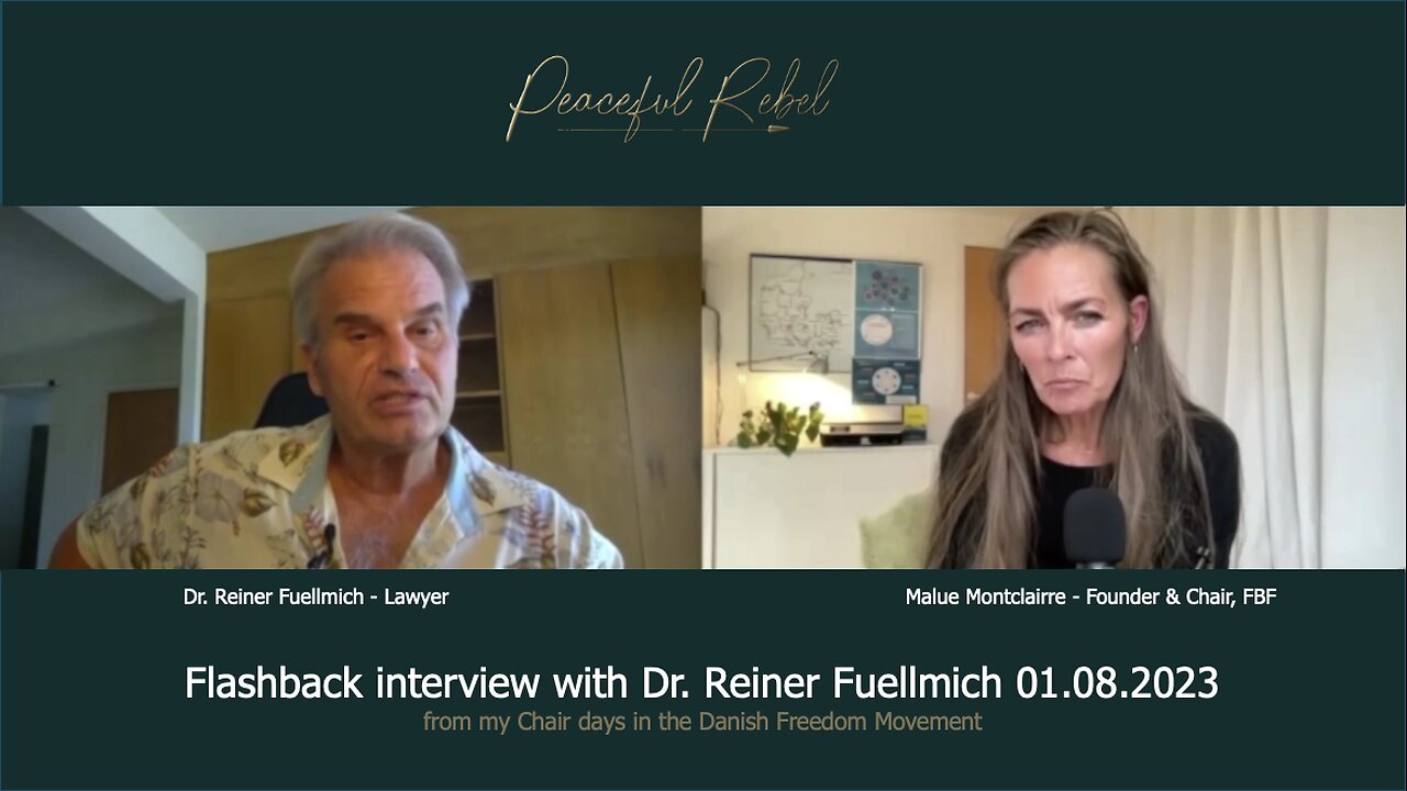 Deliberately destabilized the Western world through lies: Clip from Interview with Dr. Reiner Fuellmich 01.08.2025