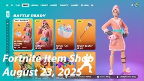 Fortnite Item Shop|August 23, 2025(*New* A Clean Shot Bundle)