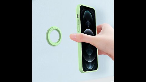 Adhesive MagSafe Magnetic Phone Wall Mount, for Bedroom, Kitchen, Car, for iPhone 12 & 13 (2-Pack)