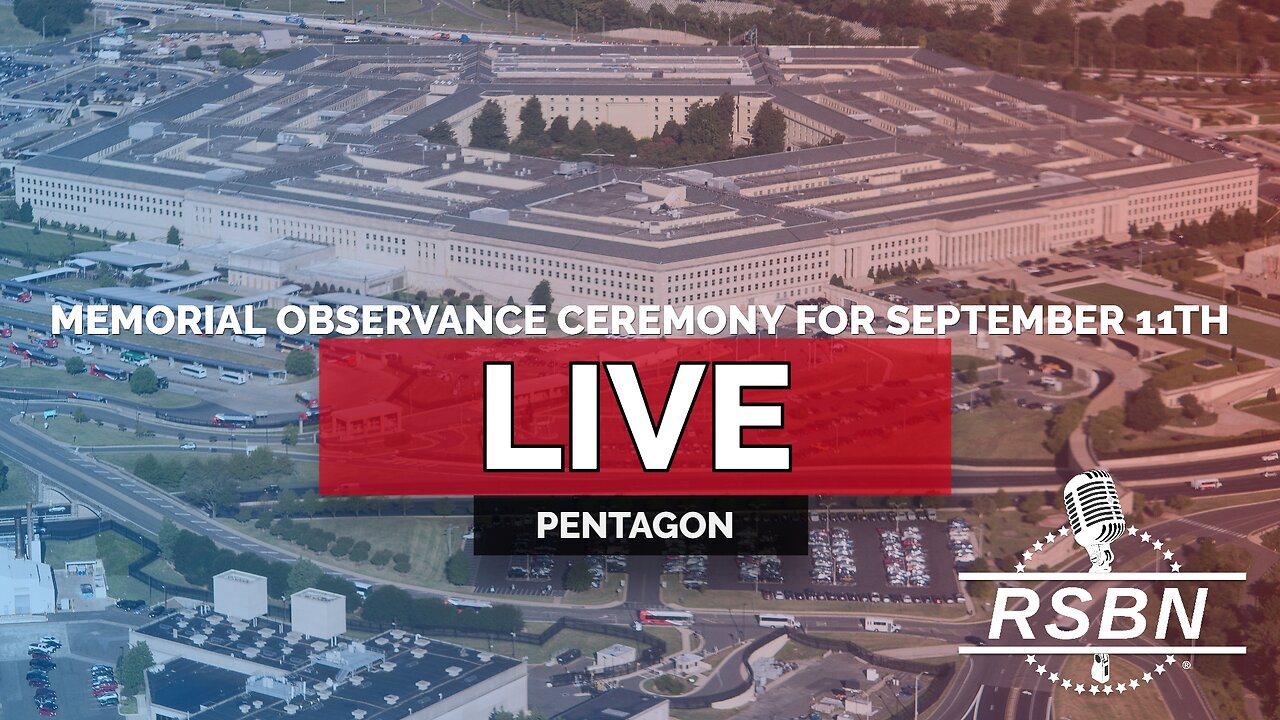 LIVE REPLAY: The Pentagon Holds a Memorial Observance Ceremony for September 11th - 9/10/25