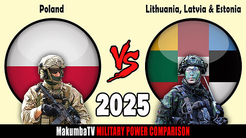 Poland vs The Baltic states 2025 | Military Power