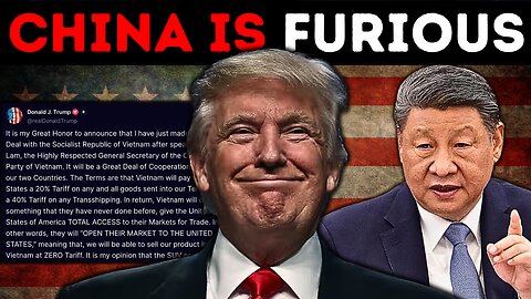 China SHOCKED Over Trump MAJOR Trade Deal With Vietnam