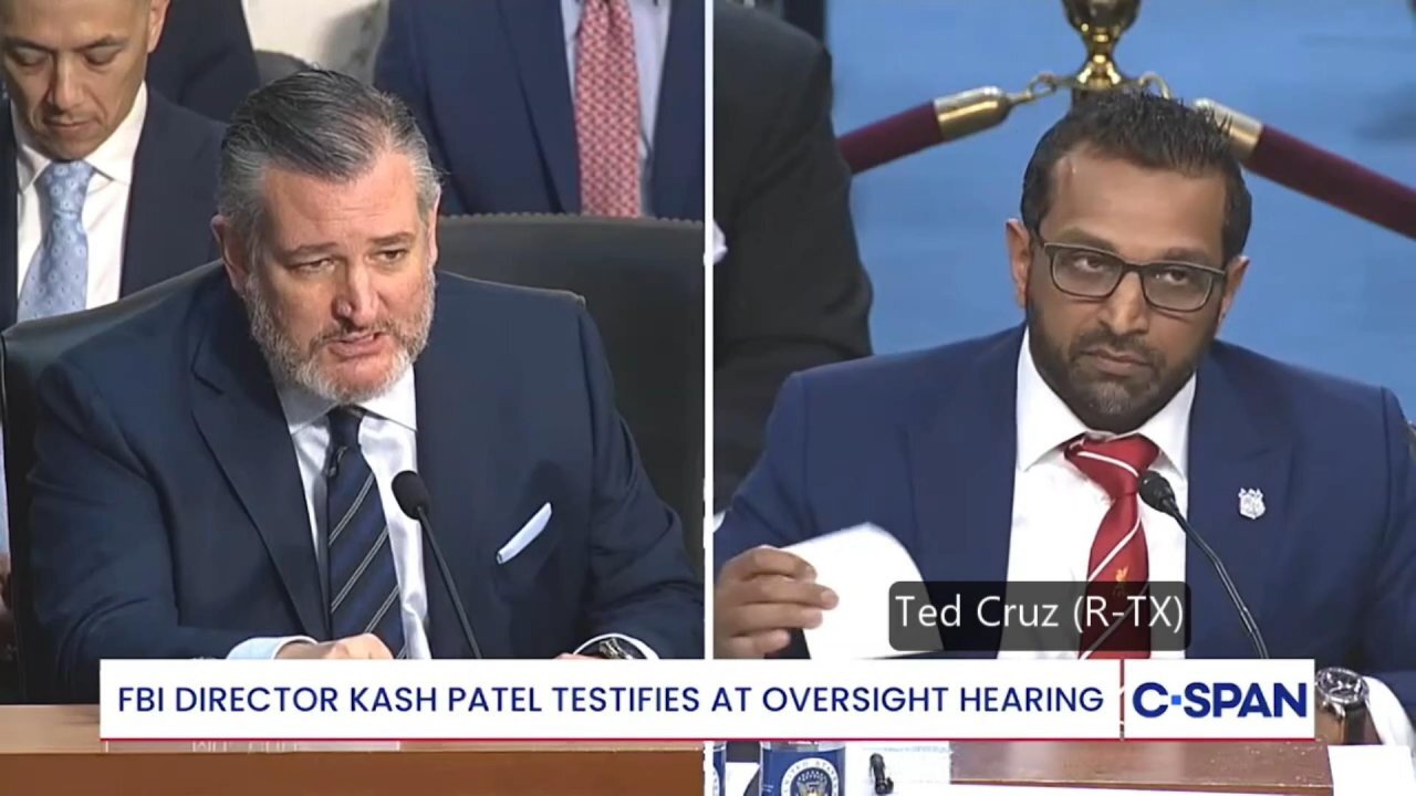 Ted Cruz (R-TX) questions Kash Patel * 9/16/25
