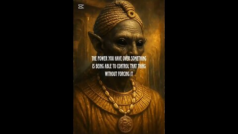 the power you have over something is being able to control that thing without forcing it