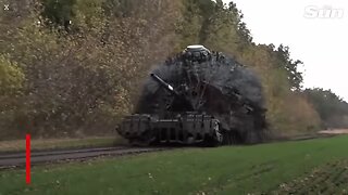 Putin’s soldiers deploy PORCUPINE TANKS in desperate DIY attempt to evade Ukrainian drones