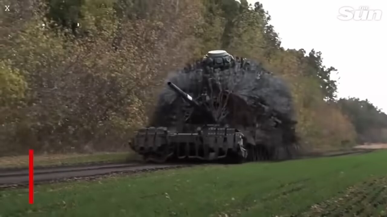 Putin’s soldiers deploy PORCUPINE TANKS in desperate DIY attempt to evade Ukrainian drones