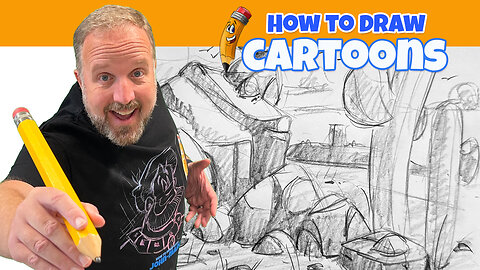 How to Draw Cartoon Rocks and Shade Them In
