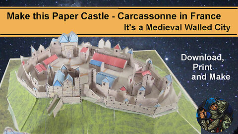Make this Paper medieval walled city | Print and Make, I give you everything