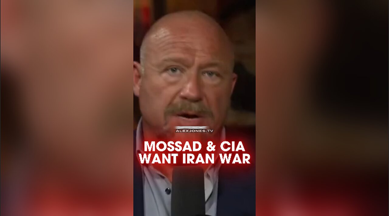 Tucker Carlson & Alex Jones: Mossad & CIA Could False Flag America Into Iran War War - 4/9/25