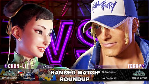 Kuya Kalbo SF6 Ranked Match Roundup. Chun Li Master Rank [Hori Fight Stick]
