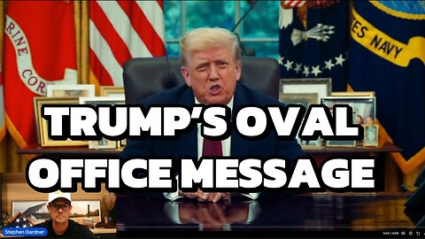 🔥Trump rushes to Oval Office for broadcast on Charlie Kirk!