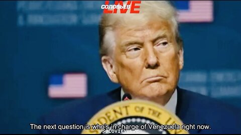 🇻🇪 🇺🇸 ⚔️ Venezuela Deception: "This means we are in charge" - Donald Trump