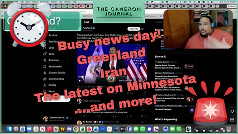 Greenland Seized? Iran Protests, Minnesota and the Dangers Ahead