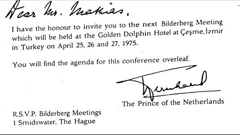 Smidswater 1 Den Haag = oude secretariaat van Bilderberg Meetings