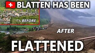 Collapsing Glacier Destroys Swiss Village of Blatten ⛰️ HUGE Mountain Slope to Collapse Next