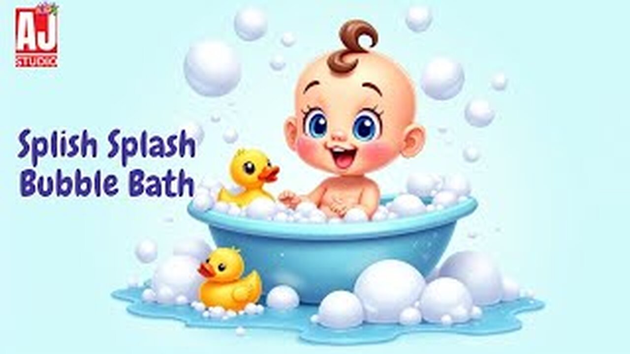 Splish Splash Bubble Bath 🛁 | Fun Entertainment Song for Kids😊