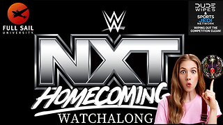 WWE NXT Homecoming 2025 Watch Along LIVE! Trick Williams, Rhea Ripley & More | Sports Jedi Network