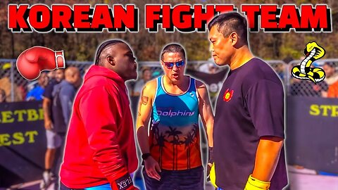 Korean Fight Team Invades Streetbeefs!!