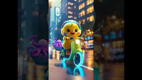 Little Chick's BIG Octopus Surprise for the Girl! #shorts #chicken #cuteanimals #pets