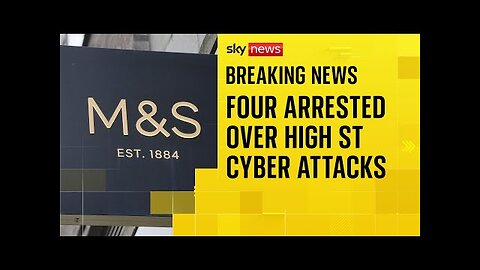 Woman and three teens arrested over high street cyber attacks 