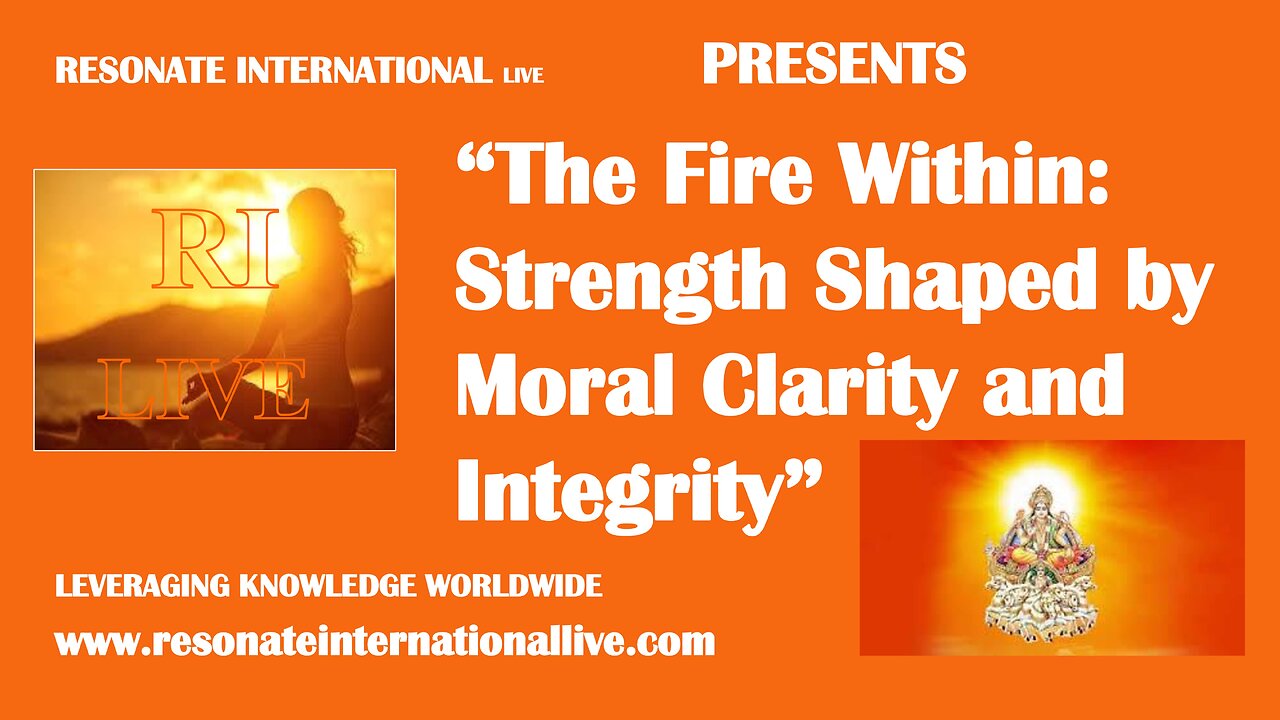 “The Fire Within: Strength Shaped by Moral Clarity and Integrity”