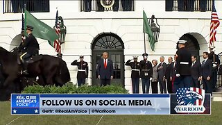 President Trump Greets Saudi Royalty