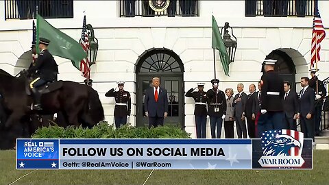 President Trump Greets Saudi Royalty