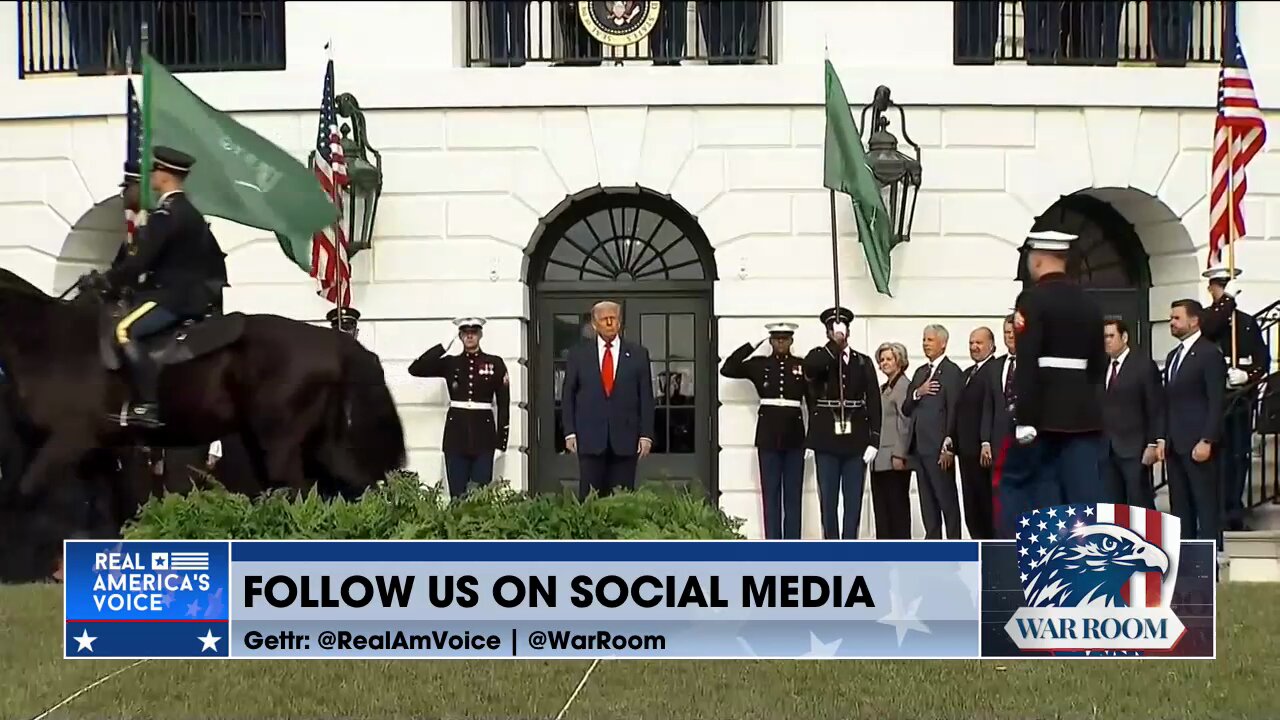President Trump Greets Saudi Royalty