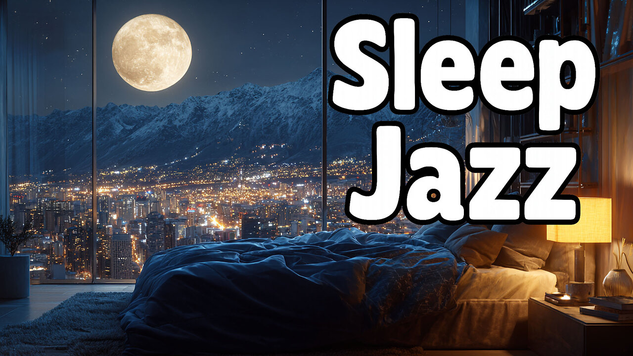 Moonlit Dreams 🌙✨ Sleep Jazz for Peaceful Nights & Deep Rest