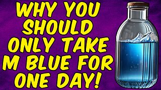 WHY YOU SHOULD FOR ONE DAY ONLY TAKE METHYLENE BLUE!