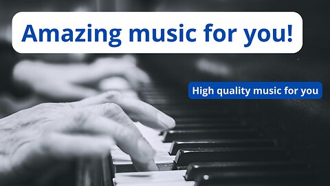 Jazz for you with piano