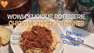 Super Delicious Chicken Spaghetti Dinner