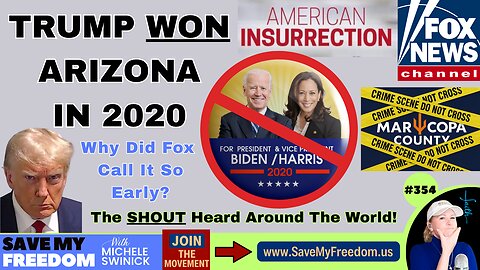 TRUMP WON 2020! FOX Called Arizona BEFORE Maricopa County Election Day Ballot RESULTS IN & Only 1st Batch Early Ballots BEFORE Election Day Were…Why? It Set Narrative For “Believable Biden Win” + 58,550 Ballots Were ILLEGAL = NULL & VOID!