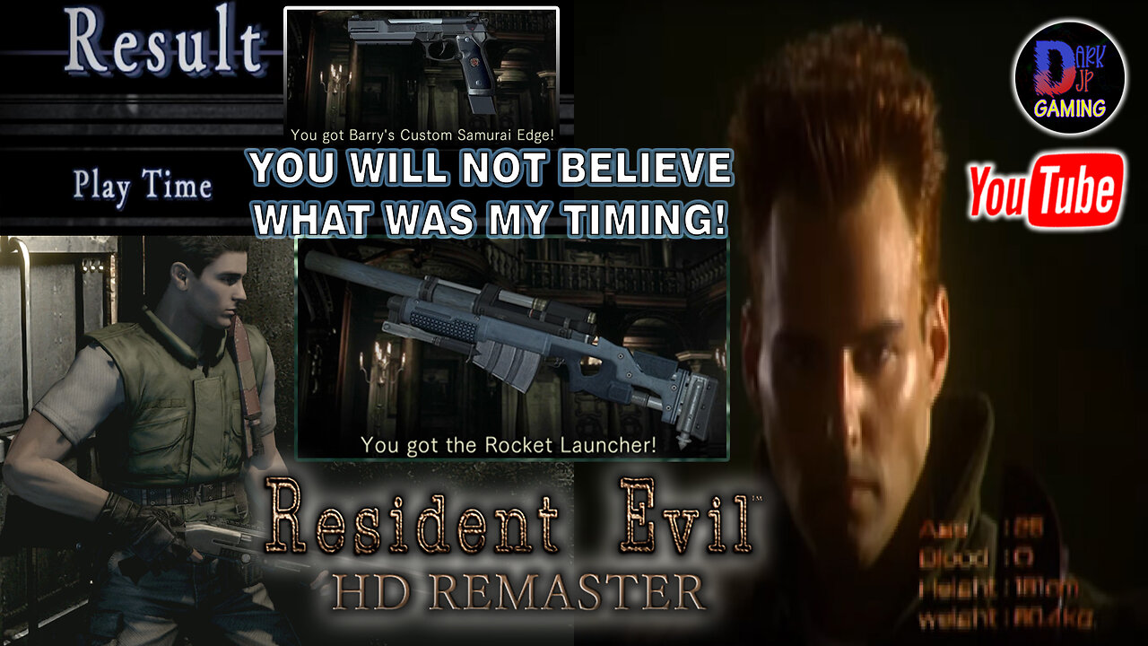 SPEEDRUN for Rocket Launcher with Chris! | Resident Evil HD Remaster