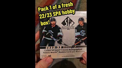 Pack 1 of this 22/23 SP Authentic hobby box
