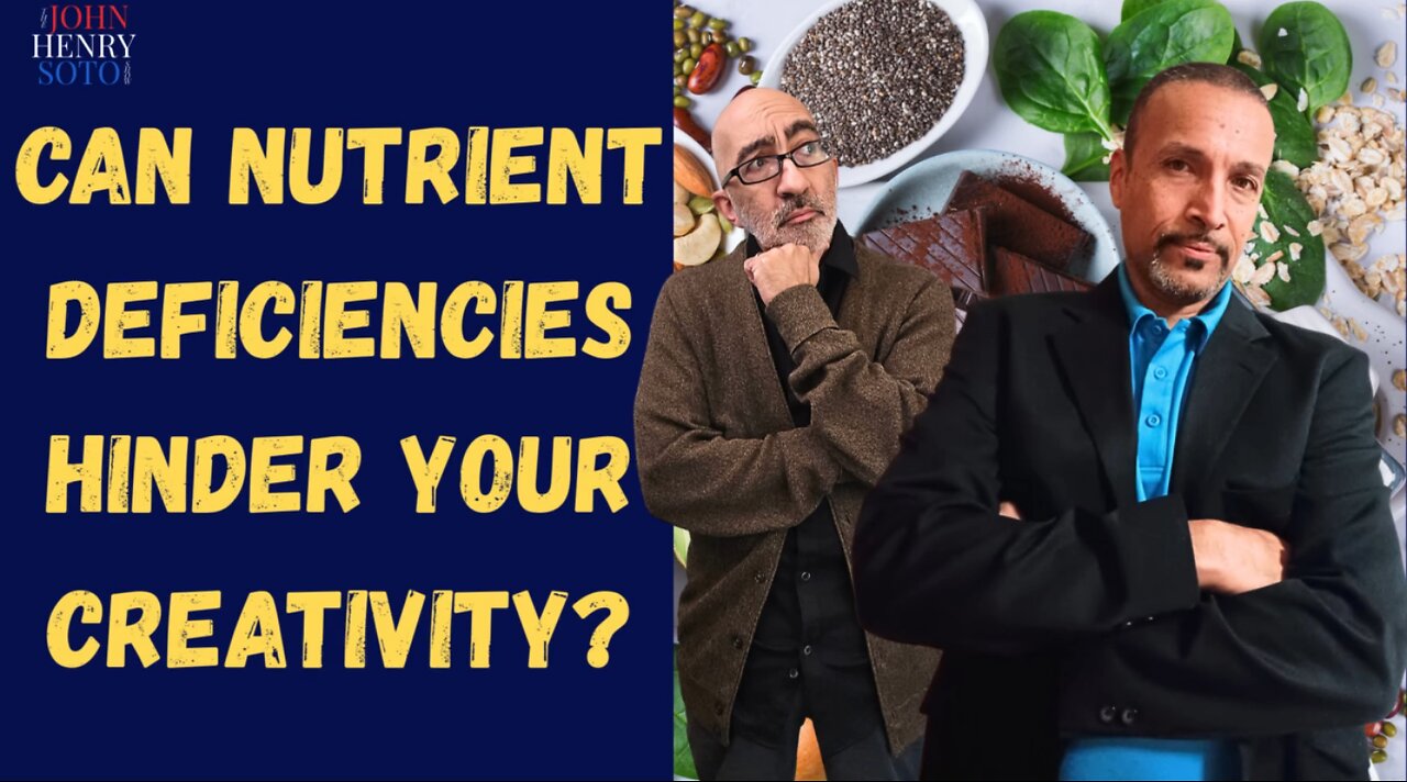 Can Nutrient Deficiencies Hinder Your Creativity? Let's Talk....