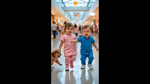 Twin Babies Dancing