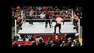 Daniel Bryan & Roman Reigns vs. Seth Rollins, Big Show, Kane & J&J Security Raw, February