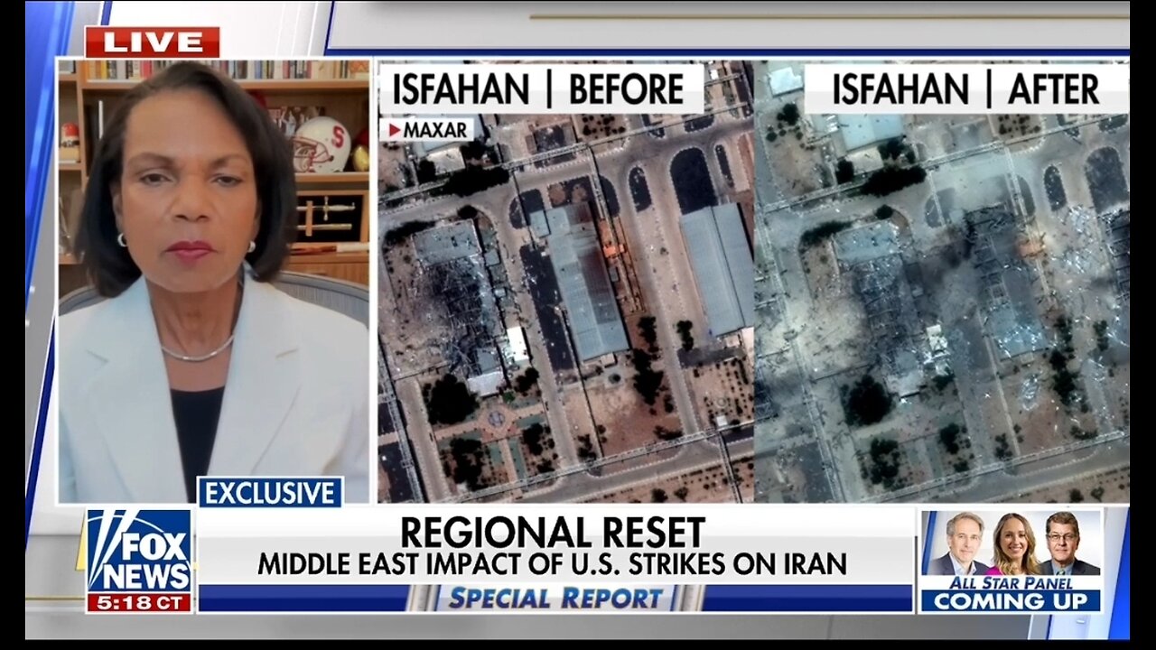 Condi Rice: Iranian Nuclear Program Was Substantially Significantly Damaged