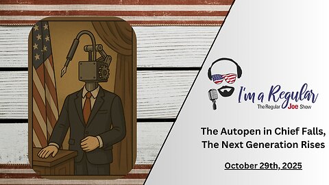Autopen Consequences + Schumer's Powderkeg + Dems Exposed Again: The Regular Joe Show LIVE