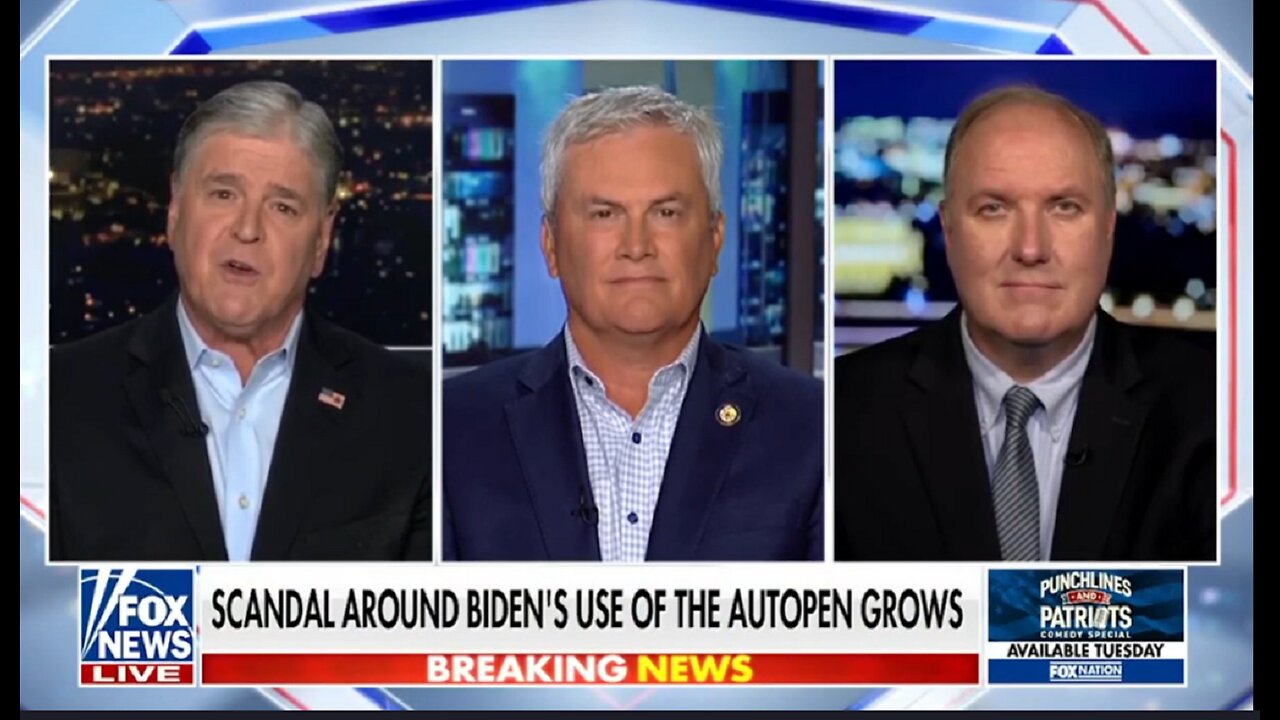 SCANDAL AROUND BIDEN'S AUTOPEN CONTINUES