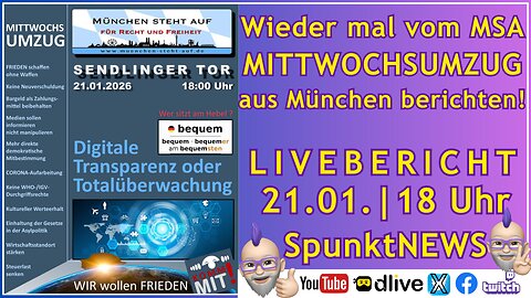 #München #MSA #Mittwochsumzug #MUC2101 ab 18:00 Uhr | Sendlinger-Tor-Platz | München Innenstadt