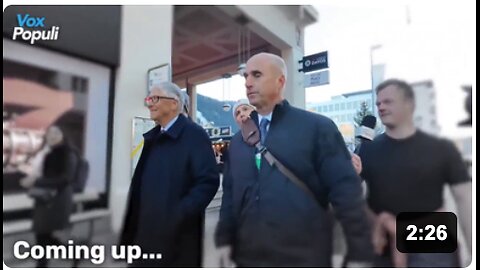 Bill Gates was confronted about the DEADLY COVID "vaccines" at Davos and remains silent