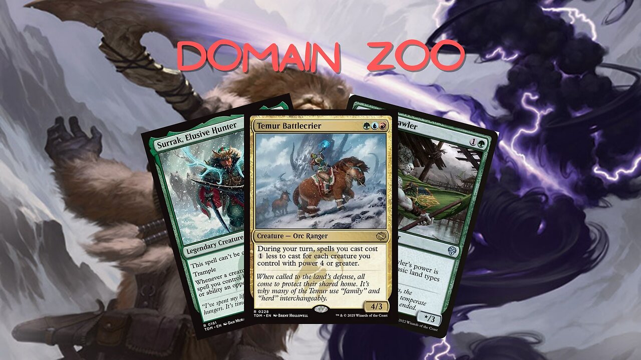 Domain Zoo | Magic the Gathering Arena | Tarkir Dragonstorm | Pioneer Gameplay