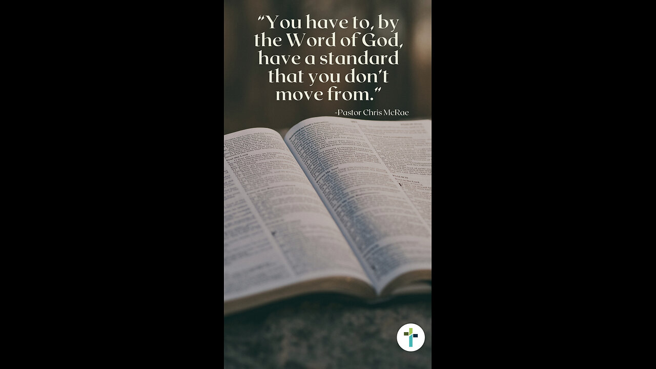 God calls us to build our lives on an unshakable standard: His Word.