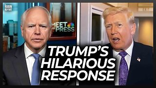 Tim Walz Humiliated as Trump Has a Hilarious Response to Fraud Accusations